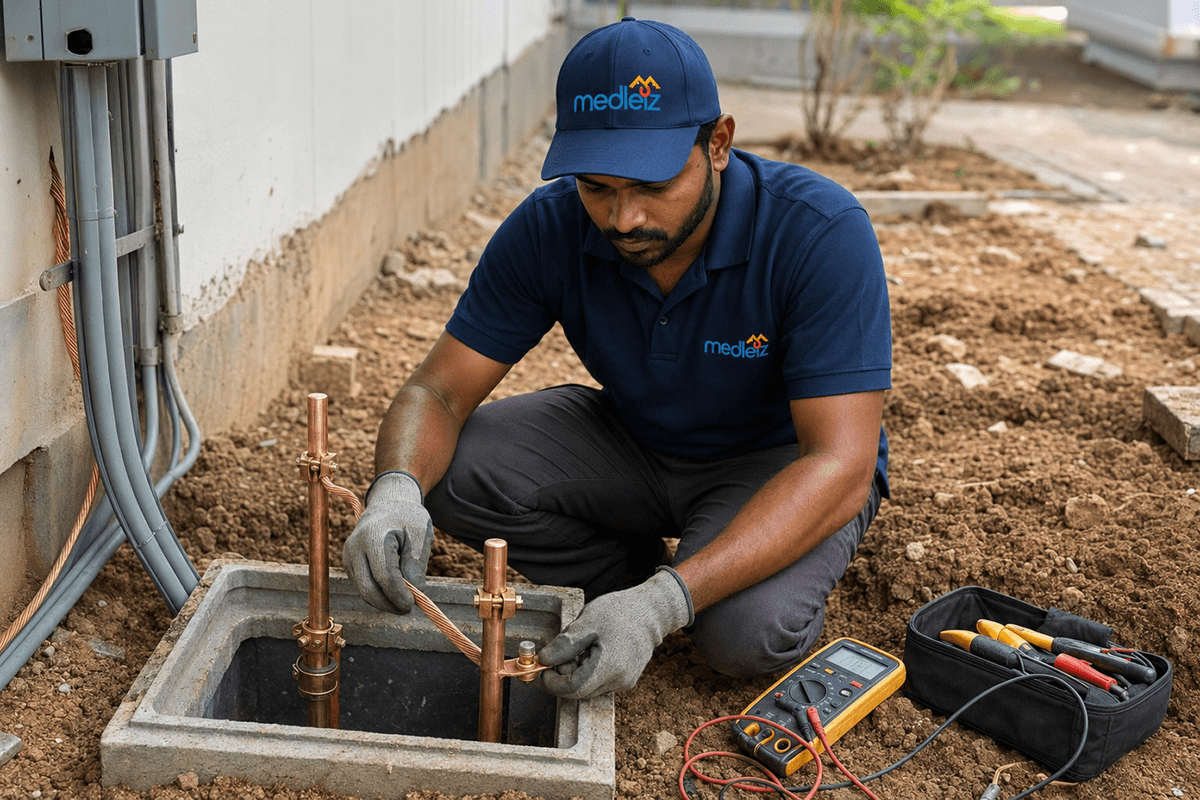 Earthing & grounding installation