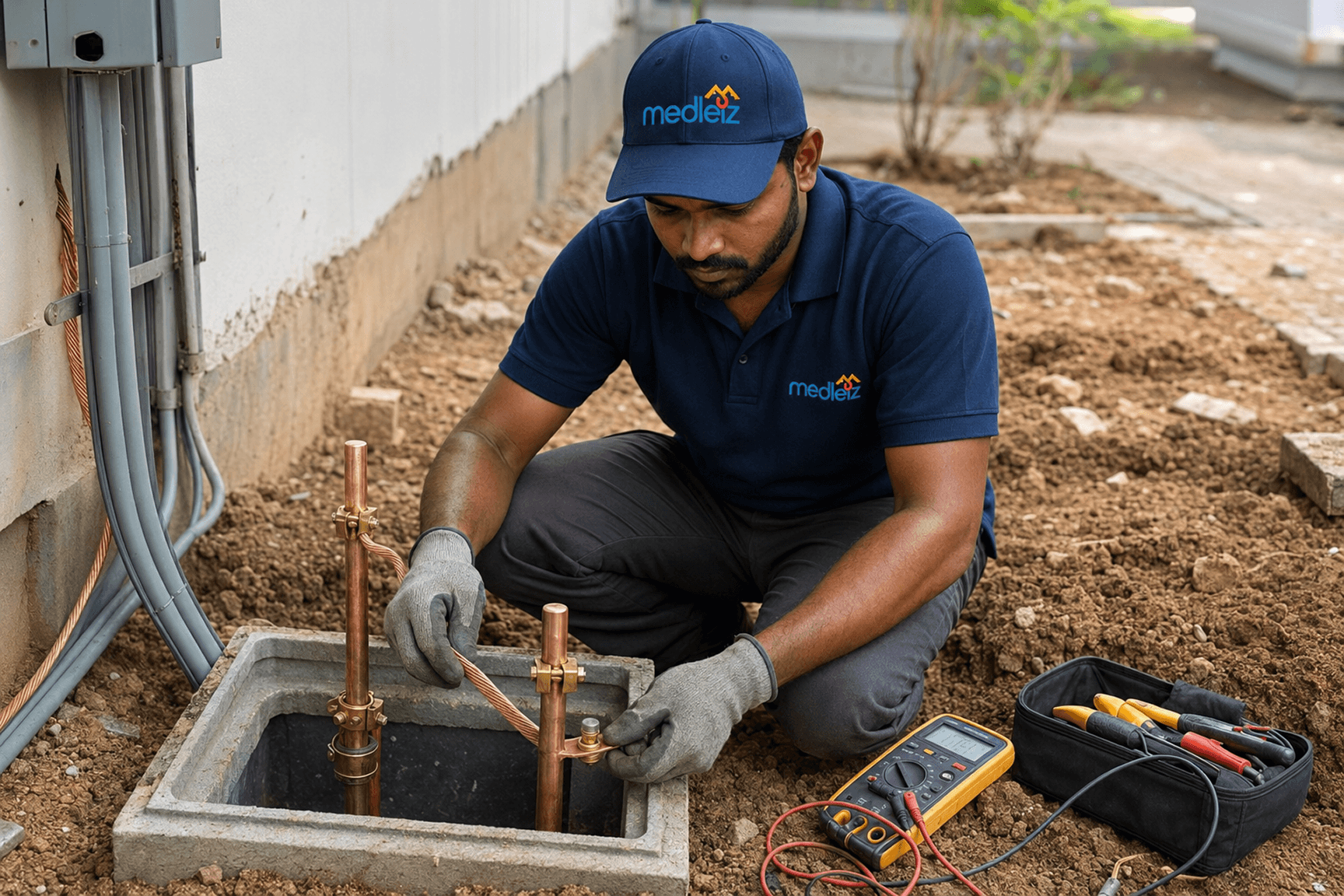 Earthing & grounding installation