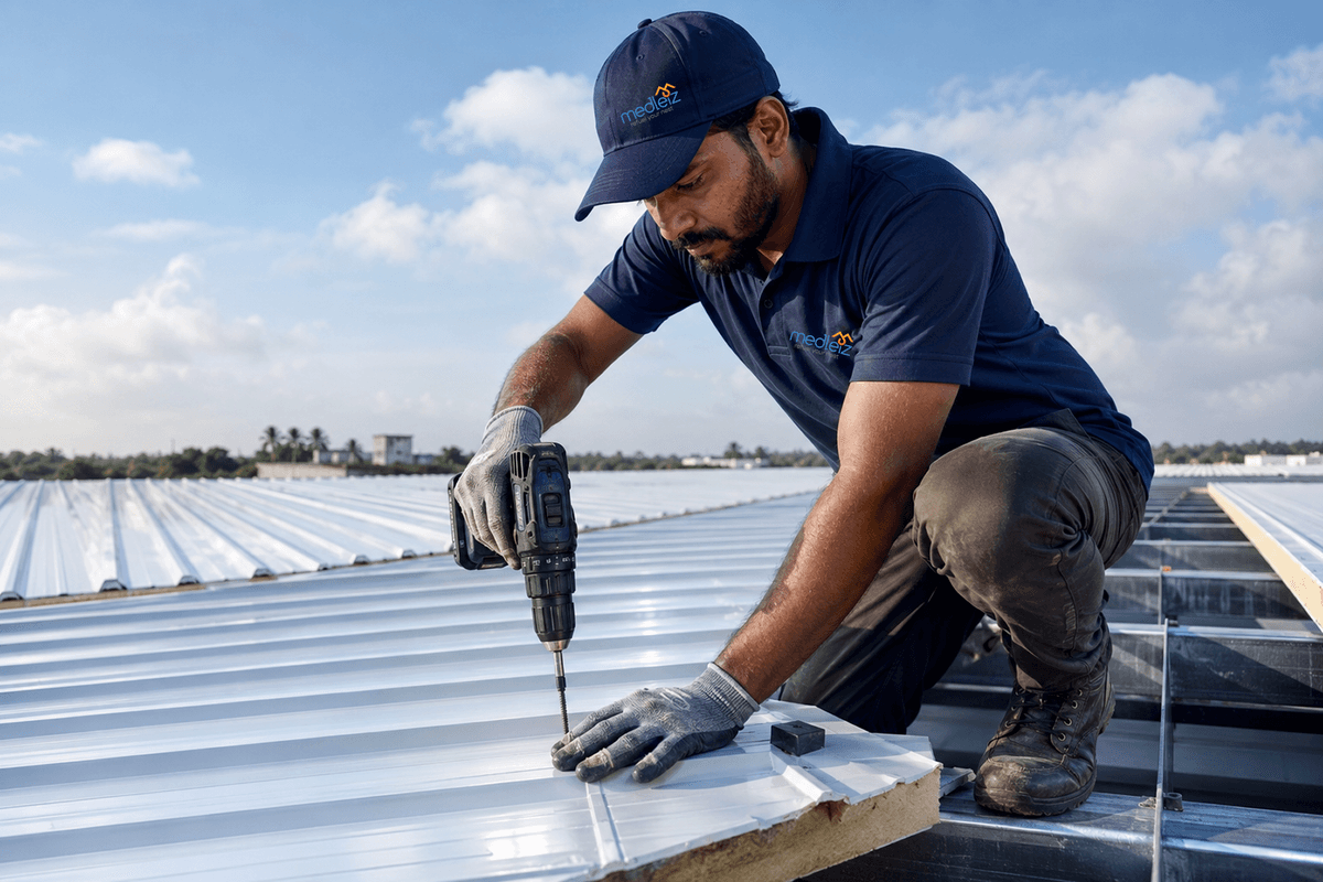 Fire roof panels