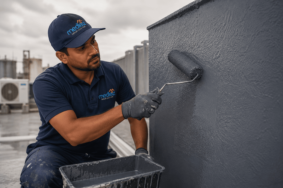 Synthetic rubber paint
