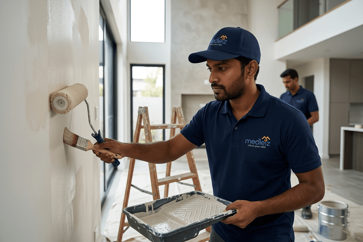 Wall painting labour only