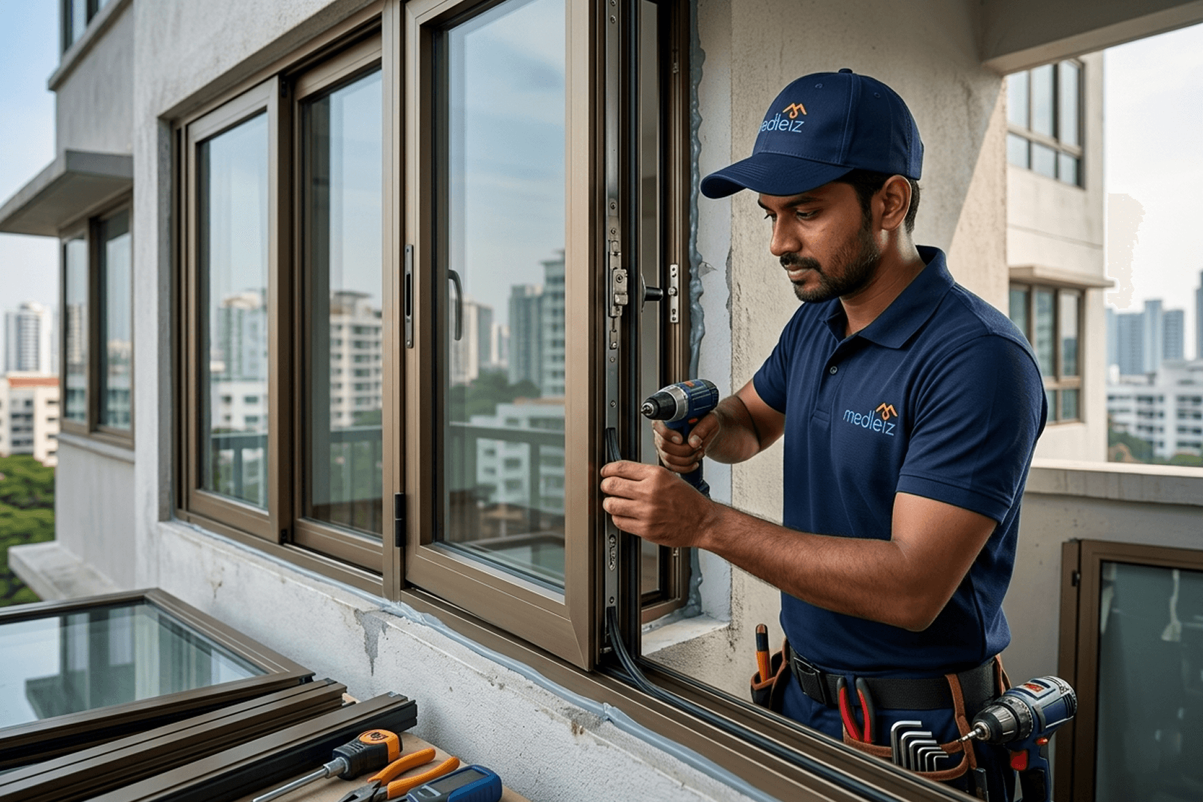 Aluminium openable window