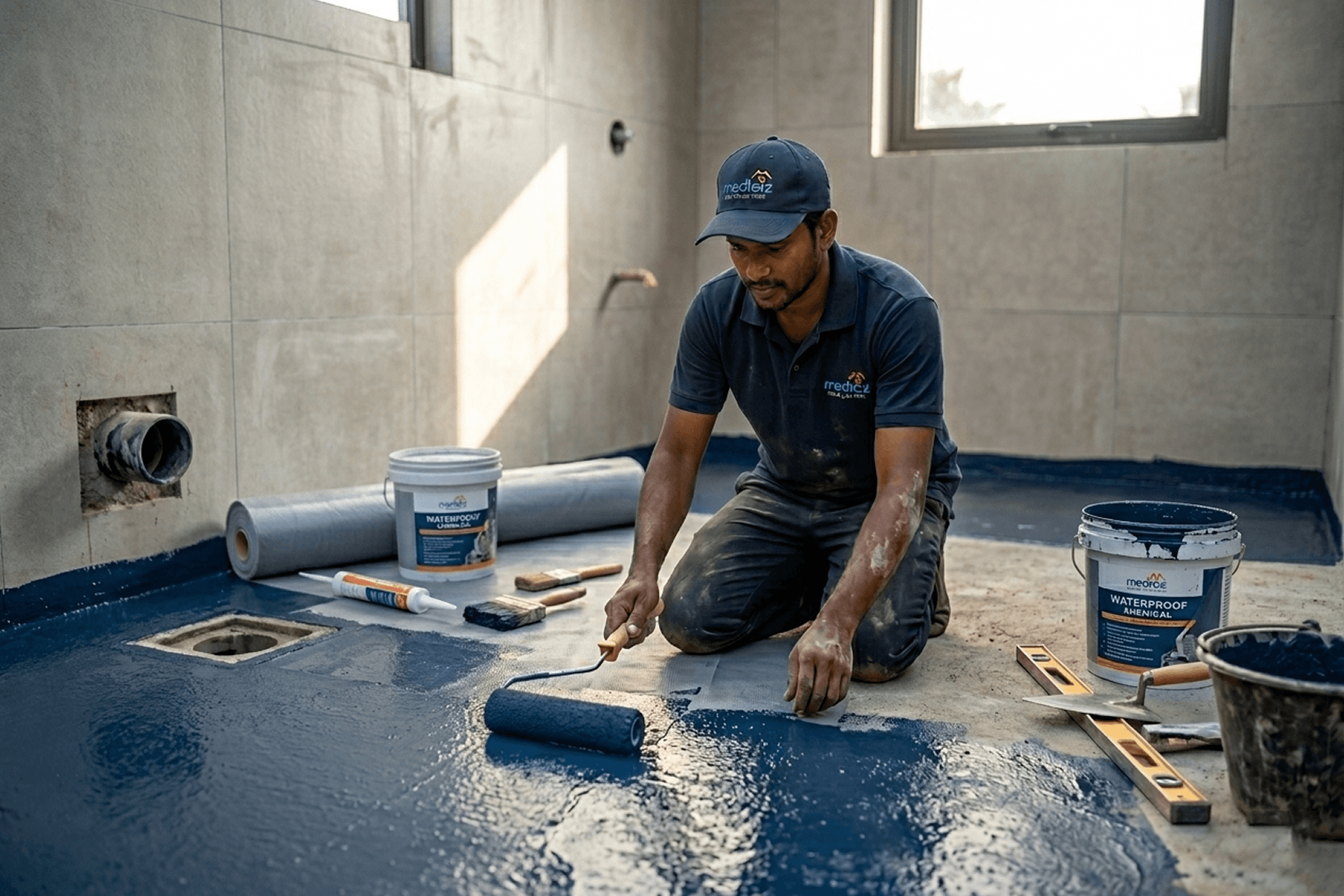 Bathroom waterproofing