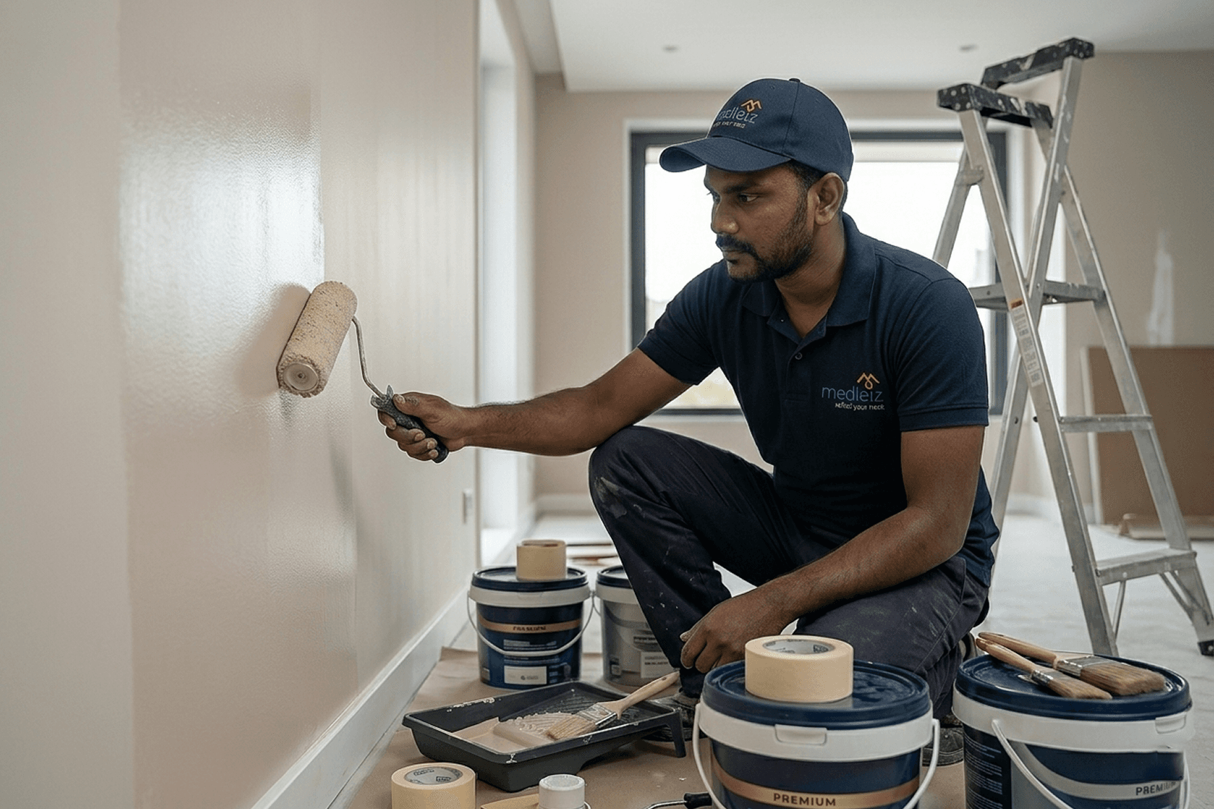 Painting works