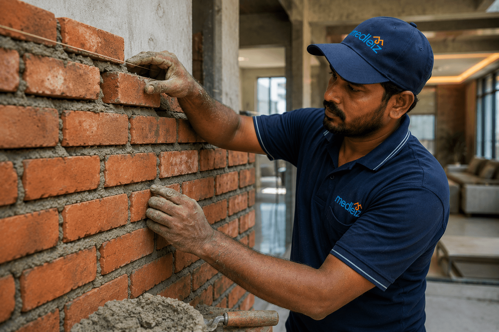 Exposed brick work