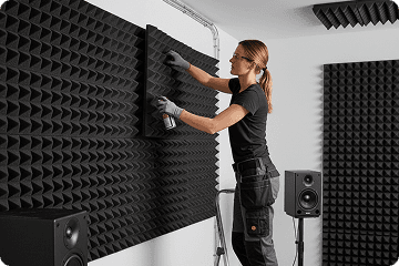 Sound proof acoustic foams