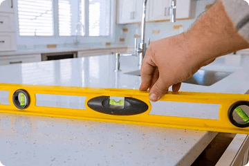 Granite crack rectification work