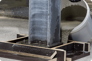 Structural grouting work