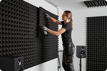 Sound proof acoustic foams