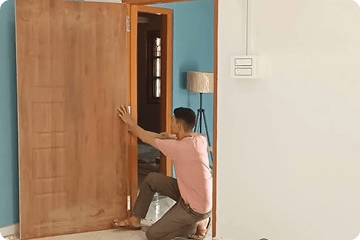 Flush Door Fixing Work Details