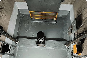 Lift pit water proofing