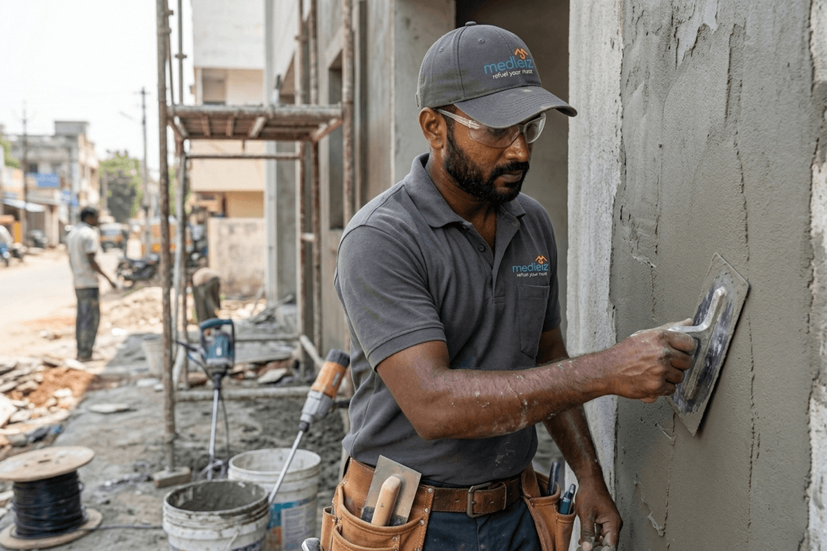 External Plastering work