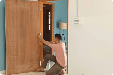 Flush Door Fixing Work Details